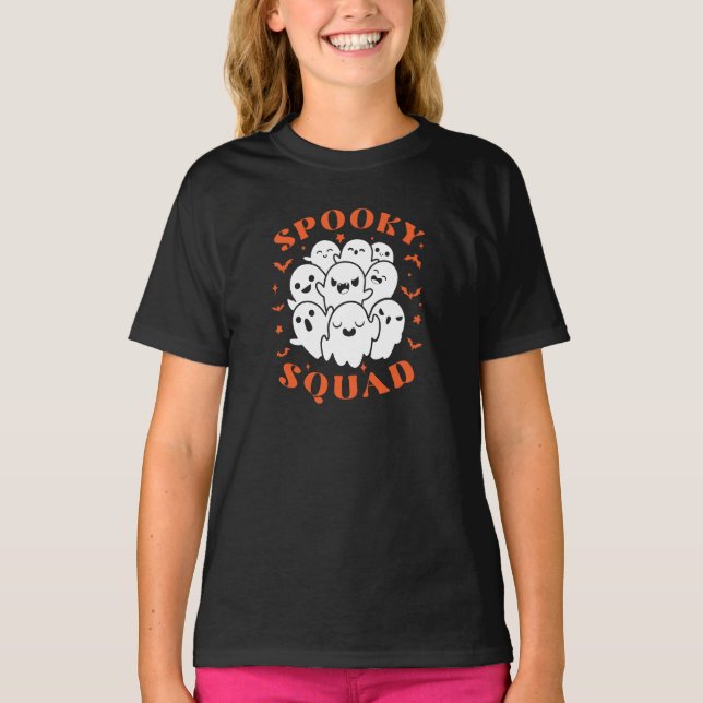 Cute Spooky Squad Halloween T-Shirt (Front)