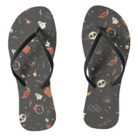 Cute Spooky Whimsical Halloween Pattern Background