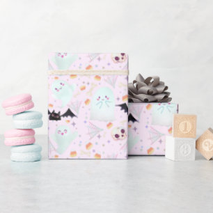 cute spooky wrapping paper