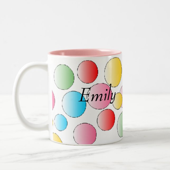 Cute Spots Mug -customize (Left)