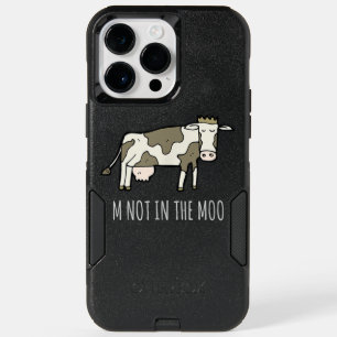 Cute Spotted Animal Pun Cow Print OtterBox iPhone 14 Pro Max Case
