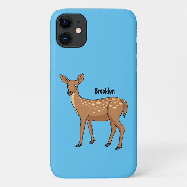 Cute spotted deer cartoon illustration Case-Mate iPhone case (Back)