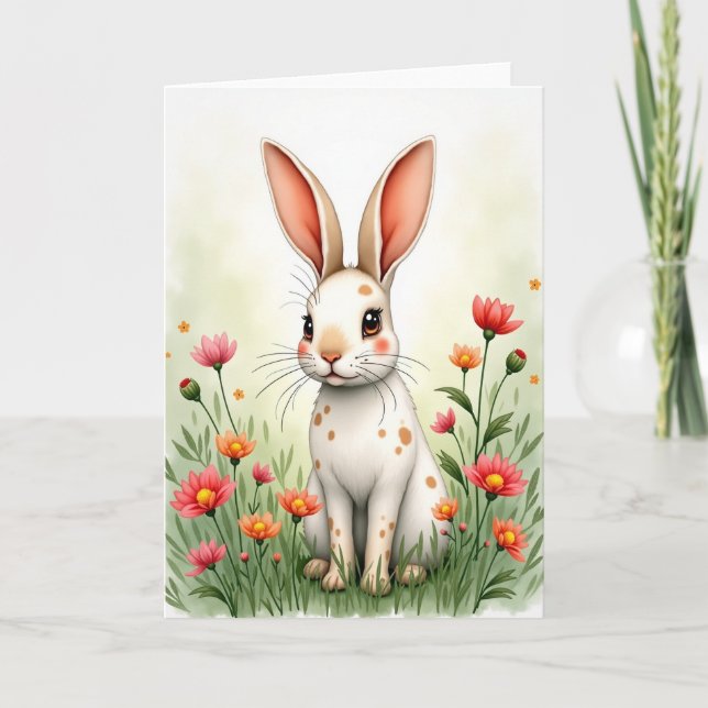 Cute Spotted Friend Card (Front)