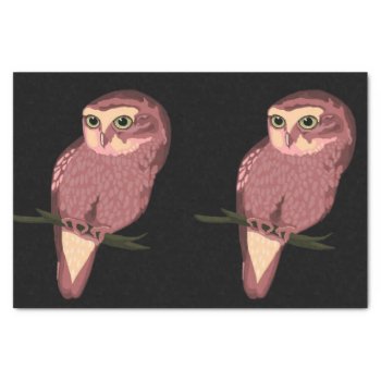 Cute Spotted Owl Tissue Paper by LeFlange at Zazzle