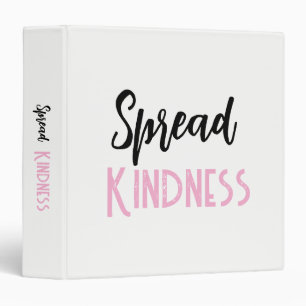 Cute Spread Kindness School Binder
