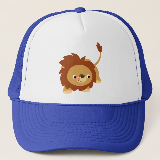 Cute Sprightly Cartoon Lion Hat (Front)