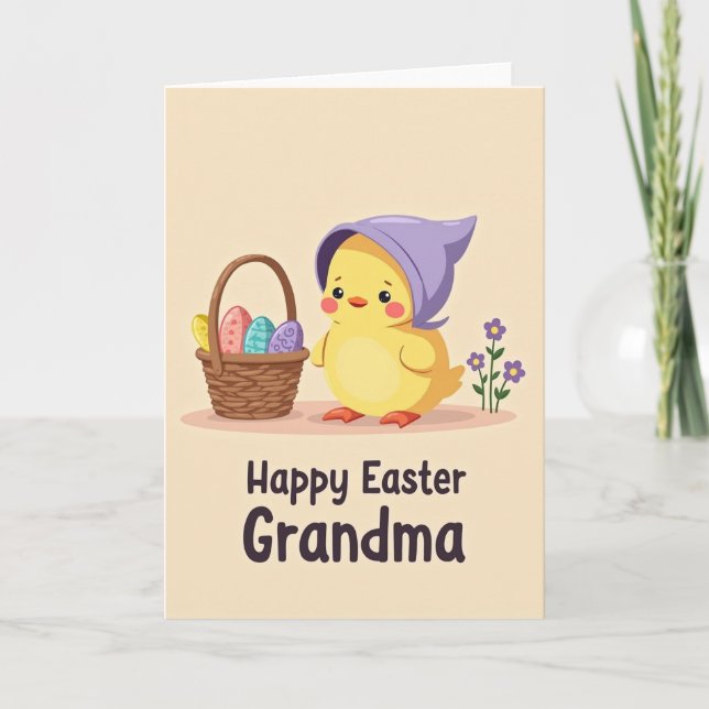 Cute Spring Avian Holiday Card (Front)