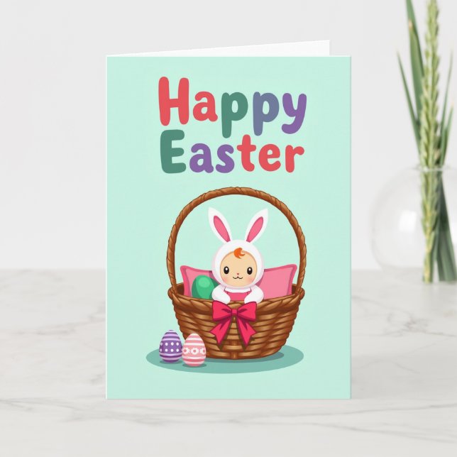 Cute Spring Baby Card (Front)