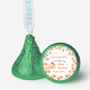cute spring baby shower Hershey's kis Candy Favors