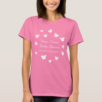 Cute Spring Baby Shower T Shirt For Mom To Be by logotees at Zazzle