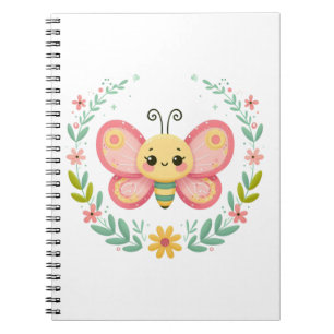 Cute, spring/butterfly  notebook