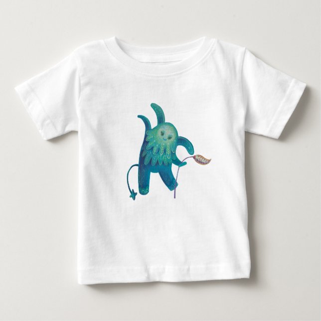 cute  spring character baby T-Shirt (Front)
