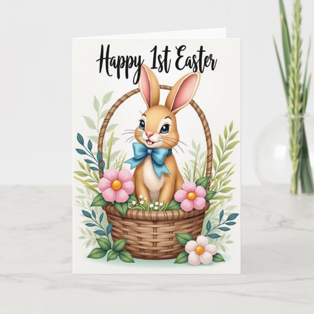 Cute Spring Creature Greeting Card (Front)
