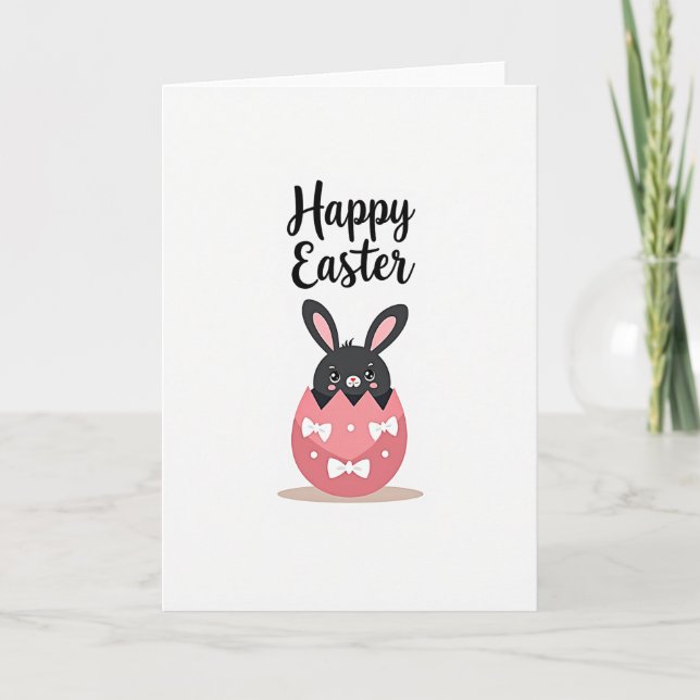 Cute Spring Critter Greeting Card (Front)