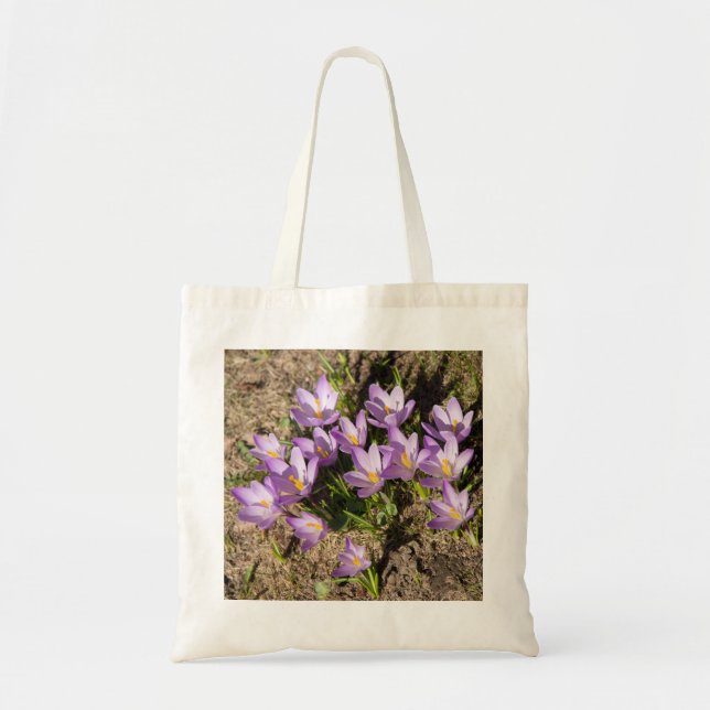 Cute spring crocuses tote bag (Front)