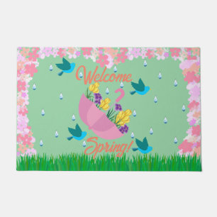 Cute Spring Door Mat