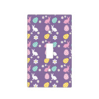 Cute Spring Easter Bunny Floral Pattern Egg Hunt