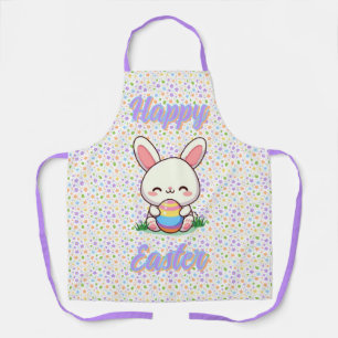 Cute spring/Easter bunny with egg Apron