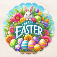 Cute spring/Easter bunny with egg