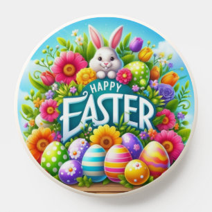 Cute spring/Easter bunny with egg PopSocket