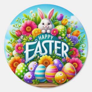 Cute spring/Easter bunny with egg Sign