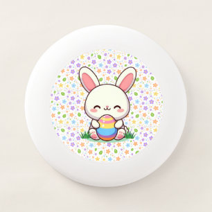 Cute spring/Easter bunny with egg Wham-O Frisbee