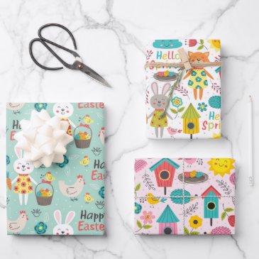 Cute Spring / Easter Cartoons Patterns