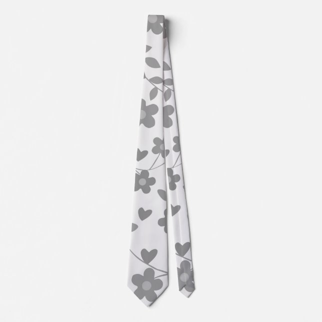 Cute Spring Flowers - Neck Tie (Front)