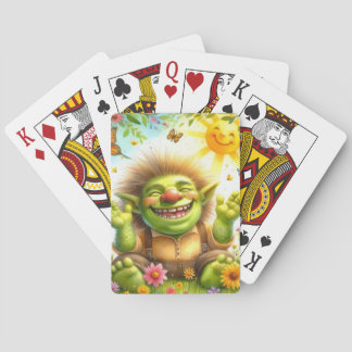Cute Spring Goblin Poker Cards
