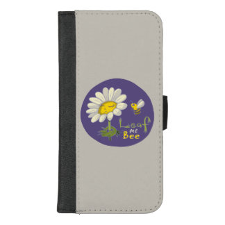 Cute Spring Scene with Daisy Flower and Bee iPhone 8/7 Plus Wallet Case