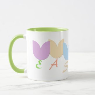 Cute Spring Tulips, 6-Letter Names Personalization