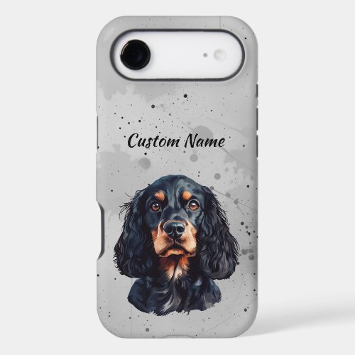 Cute Springer Spaniel  Dog Pet Custom Name iPhone 17 Air Case