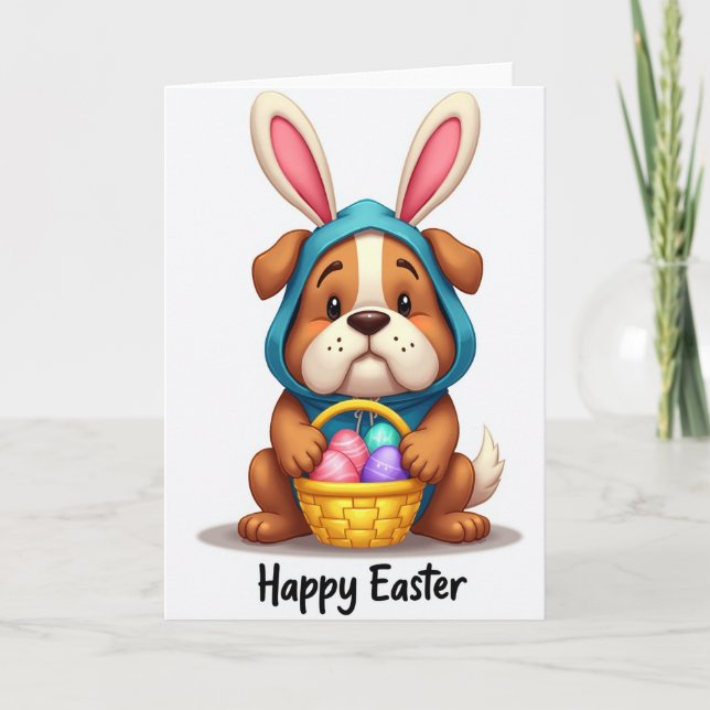 Cute Springtime Animal Card (Front)