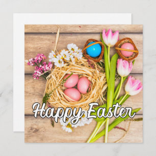 Cute Springtime Happy Easter Collage Card