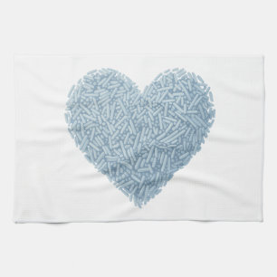 Cute Sprinkle Heart Baby Sprinkle Kitchen Towel