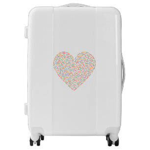 Cute Sprinkle Heart   Baby Sprinkle Luggage