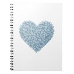 Cute Sprinkle Heart Baby Sprinkle Notebook