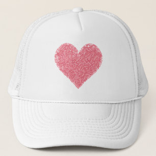 Cute Sprinkle Heart Baby Sprinkle Trucker Hat