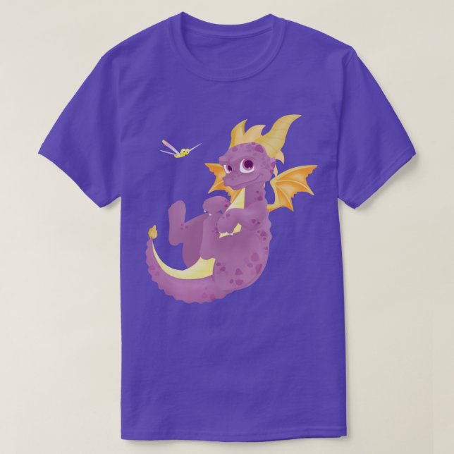 cute spyro and sparx T-Shirt (Design Front)