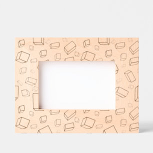 Cute Square Block Pattern Kids Photo Engraved Frames