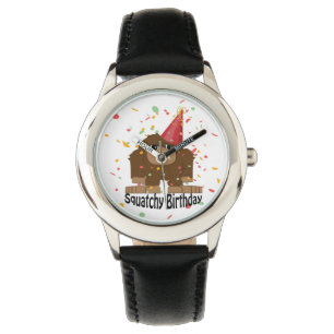 Cute Squatchy Birthday Bigfoot Watch