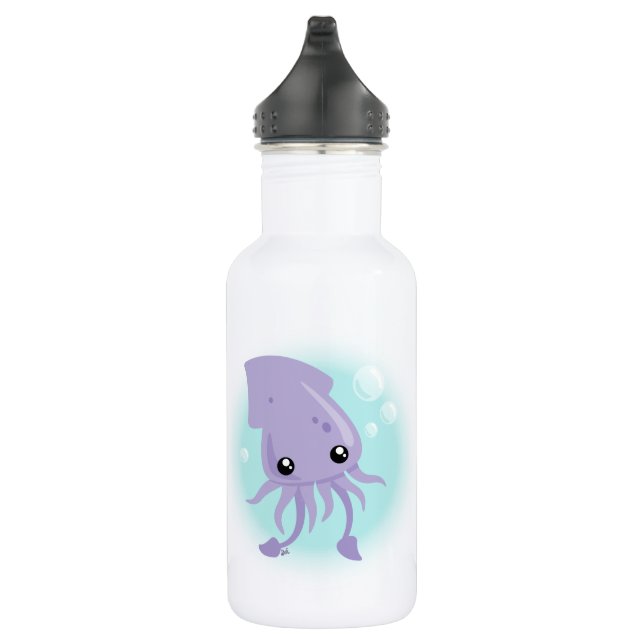 Cute Squid Water Bottle (Right)