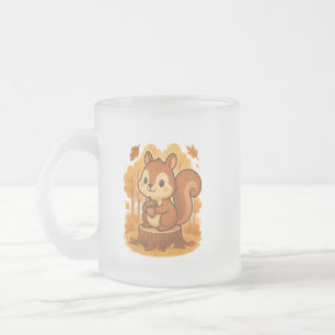 Cute Squirrel and Laptop Coffee Mug