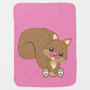Cute Squirrel Blanket