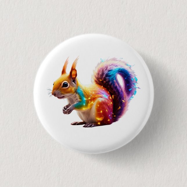 Cute Squirrel Button (Front)