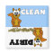 Cute Squirrel Clean / Dirty Dishwasher Magnet