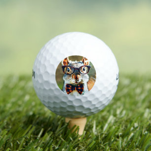 Cute Squirrel Golf Balls