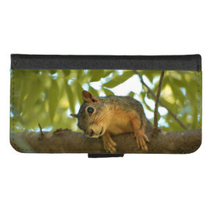 Cute Squirrel iPhone 8/7 Wallet Case