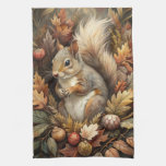 Cute Squirrel Kitchen Towel