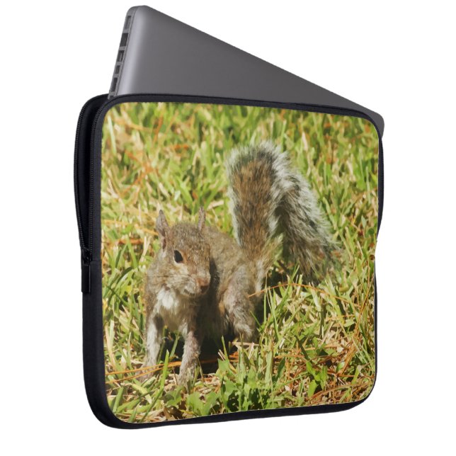 Cute Squirrel Nature Laptop Sleeve (Front Right)